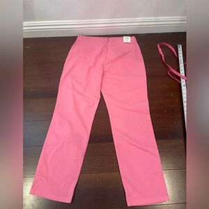 nwt j crew vintage straight Pink Pants 28 with perfecting pockets